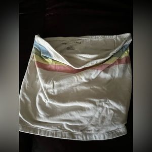 Colorful womens crop top